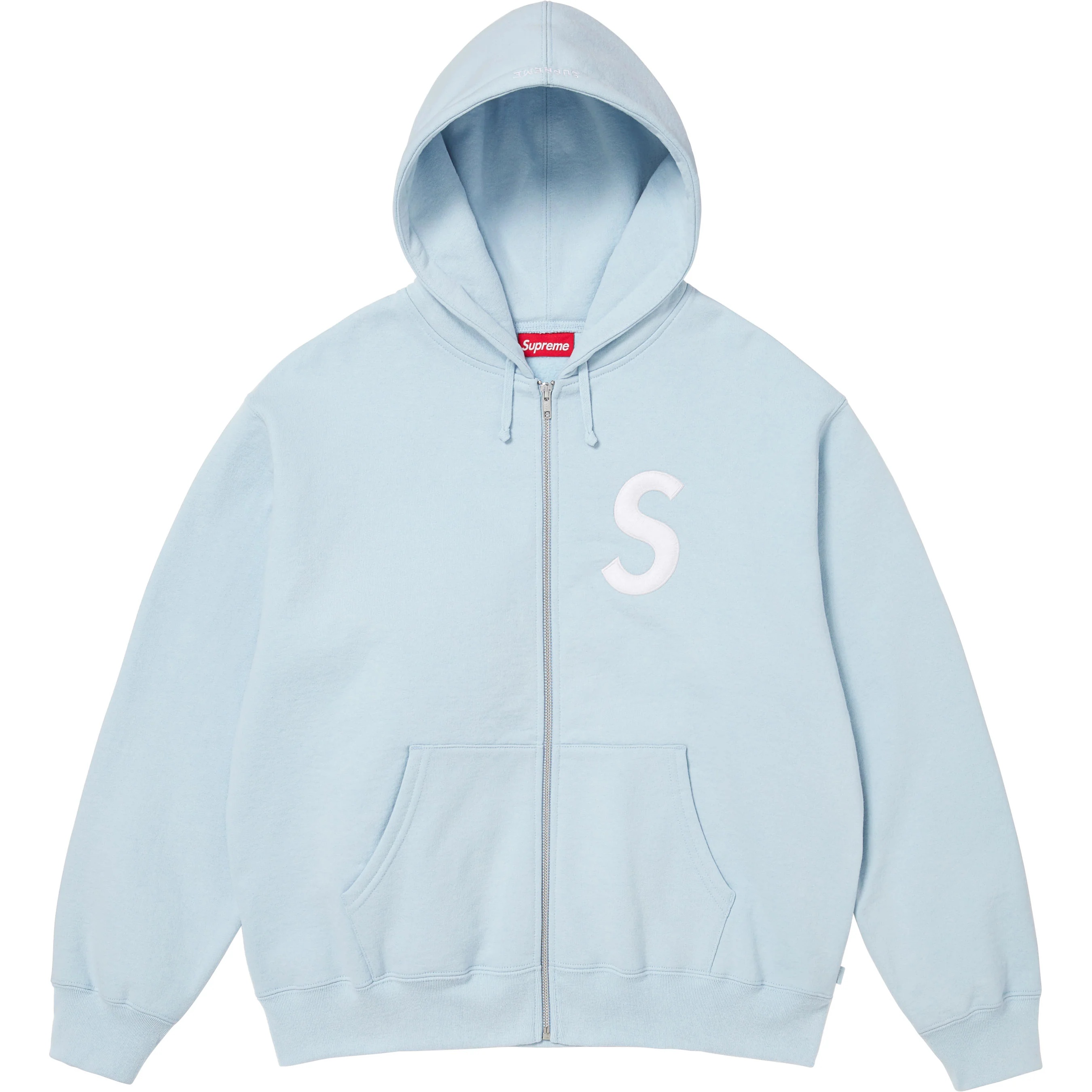 S Logo Zip Up Hooded Sweatshirt view 16